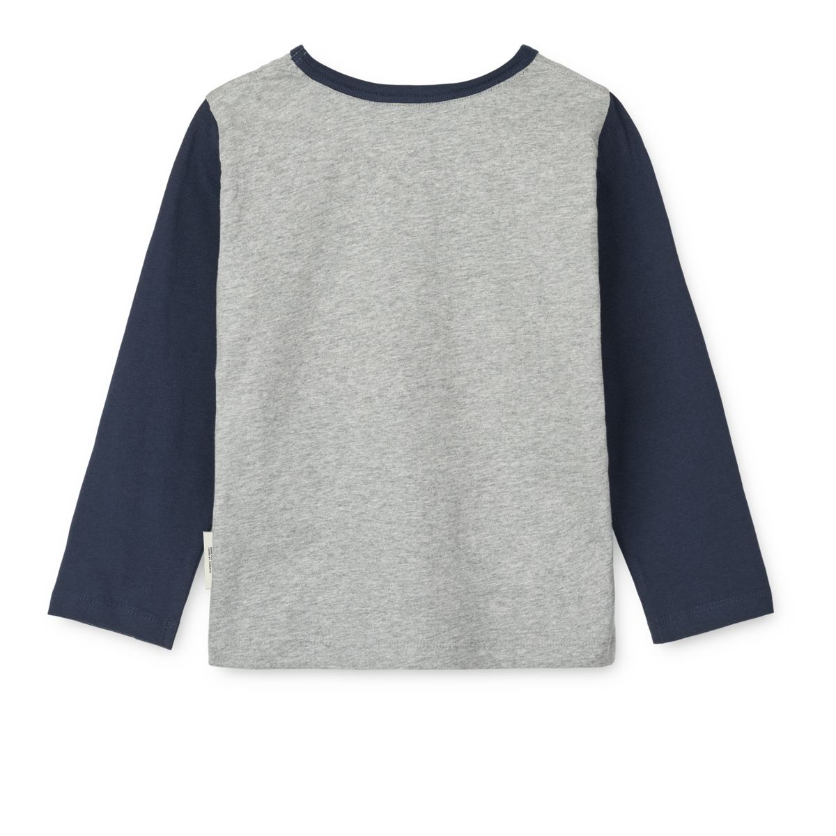 Liewood APIA Langarm T-Shirt - Walrus / Grey melange / Classic navy - T-shirt