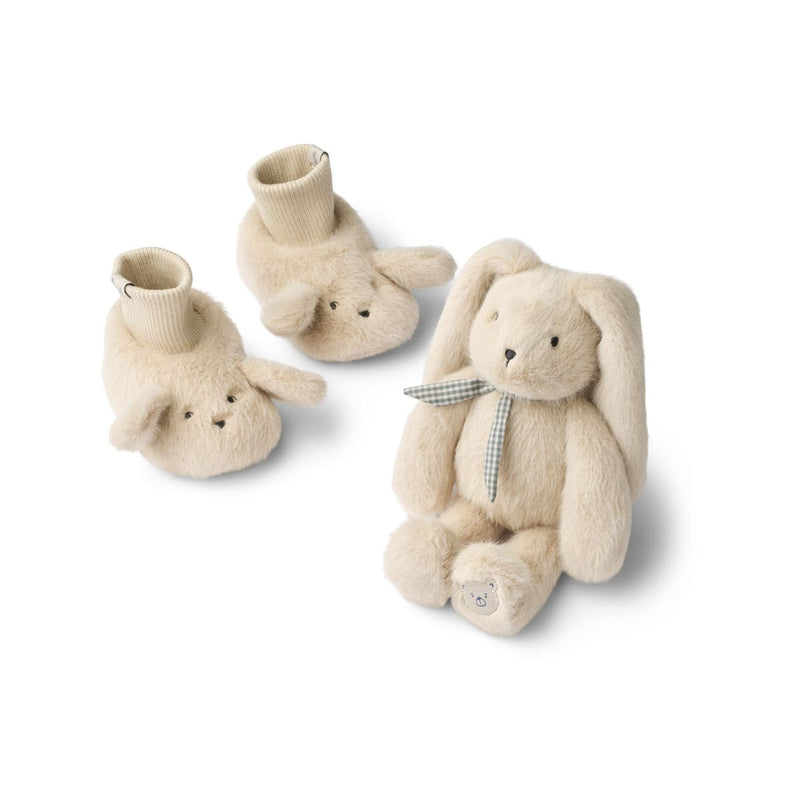 Liewood BASIM Plüsch-Baby-Geschenkset - Mist - Polaires