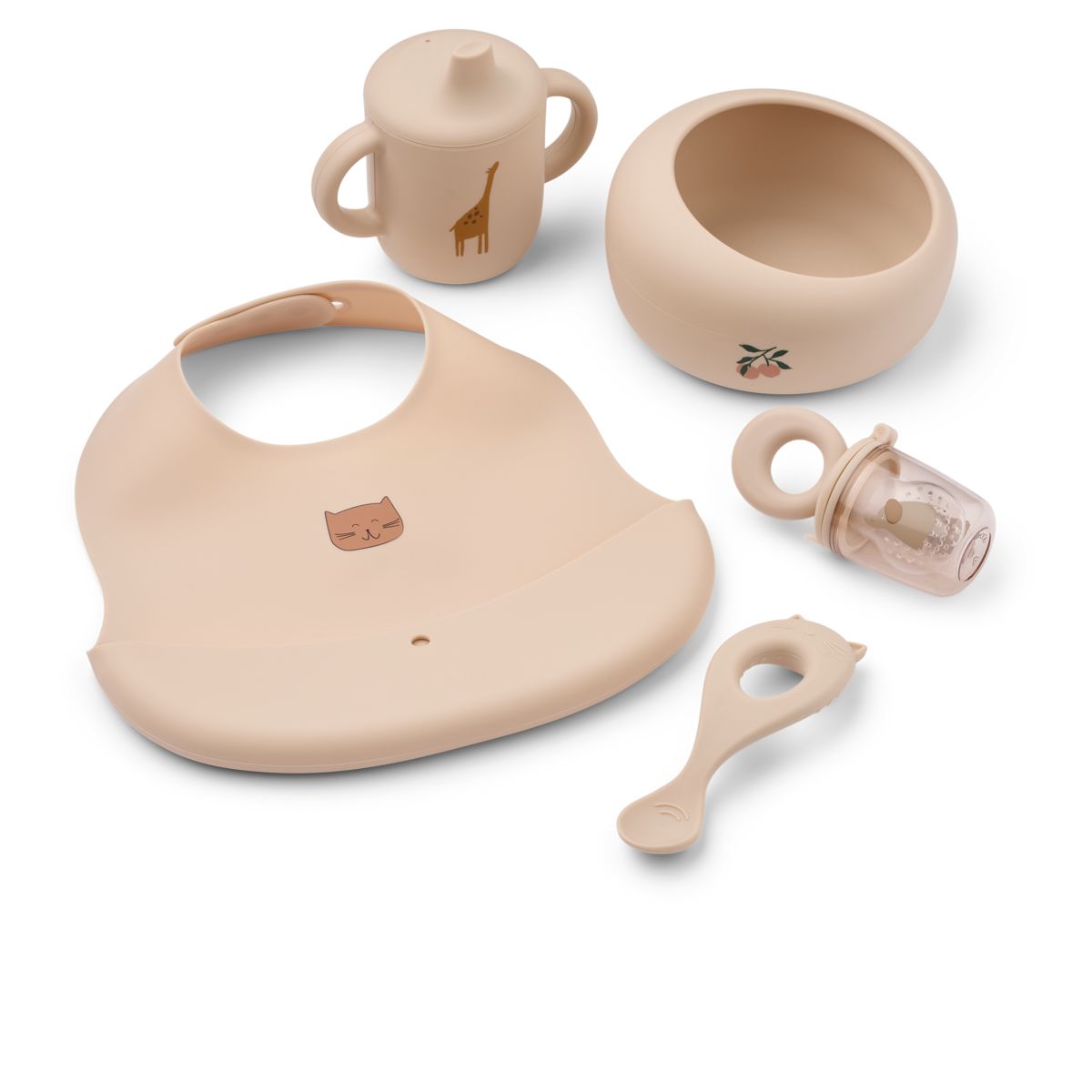 Liewood MILEAH Baby-Geschirr-Set - Apple blossom - Geschirr satz
