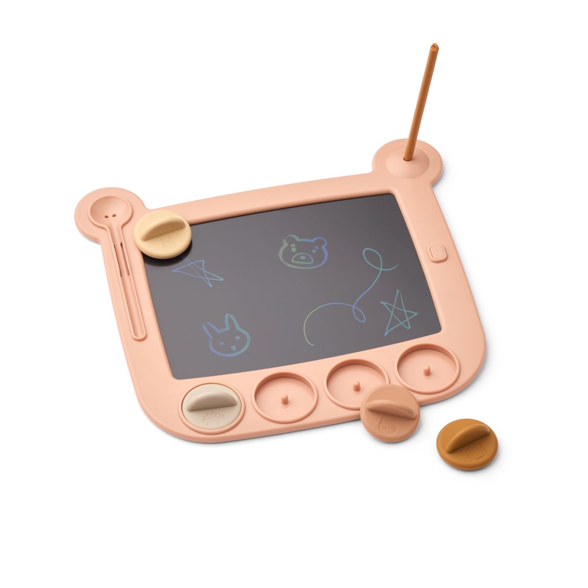 Liewood VENZORA LCD-Zeichenbrett mit Stempeln - Pale tuscany multi mix - Kreatives Spielzeug