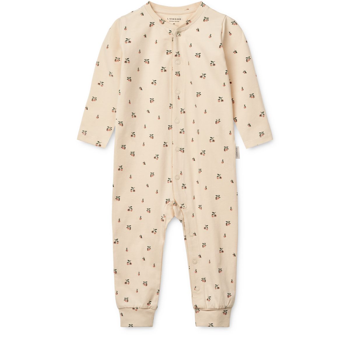 Liewood BIRK Bedruckter Pyjama-Einteiler - Peach mini / Sea shell - Pyjama-Jumpsuit