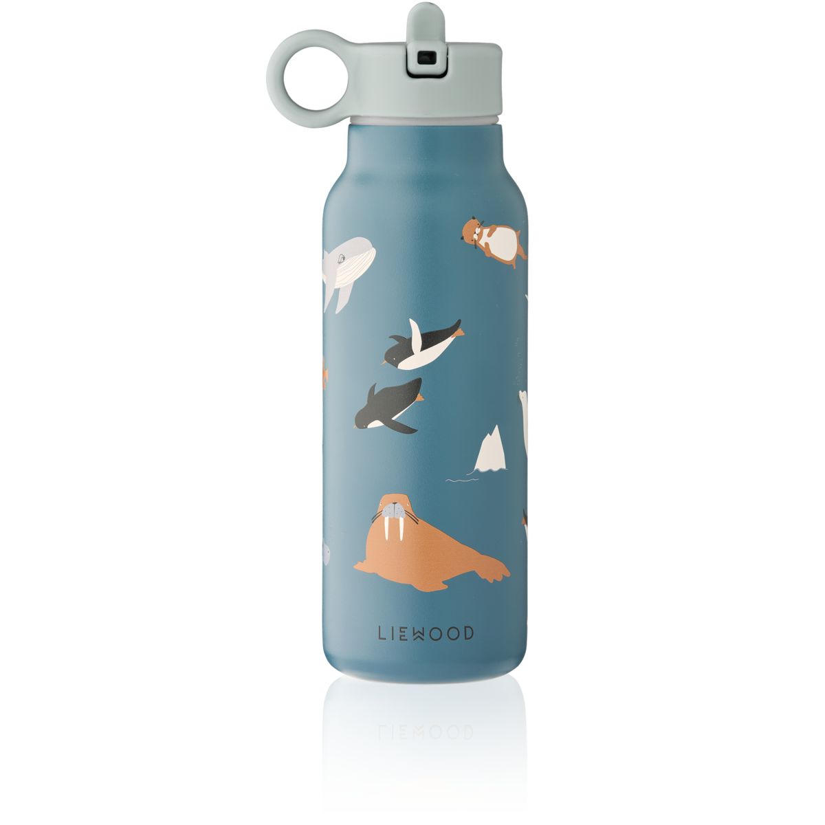 Liewood Falk Wasserflasche 350 ml - Arctic Sea / Ocean view - Wasserflasche