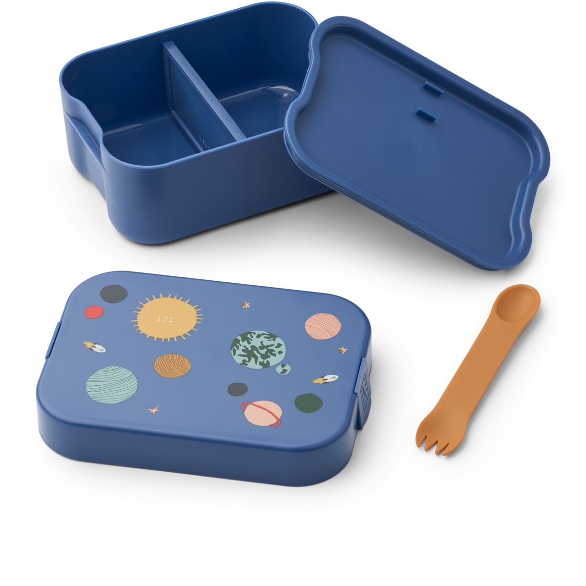 Liewood KAMIL Lunchbox - Universe / Classic navy - Brotdose