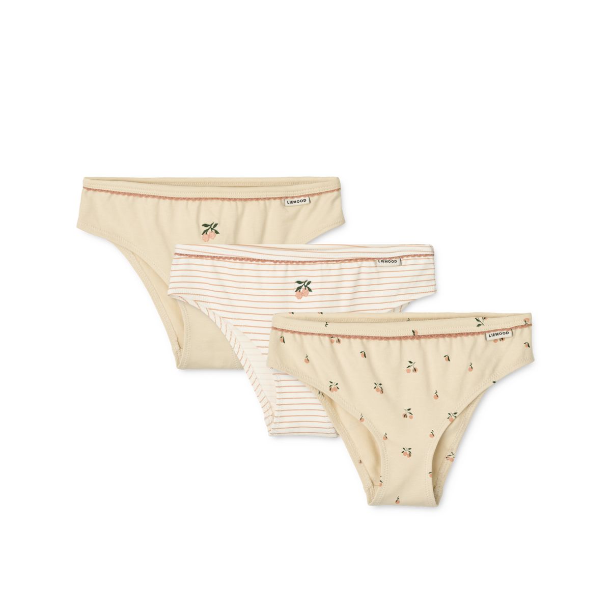 Liewood AYLIN Slips 3er-Pack - Mini peach sea shell mix - Unterhosen