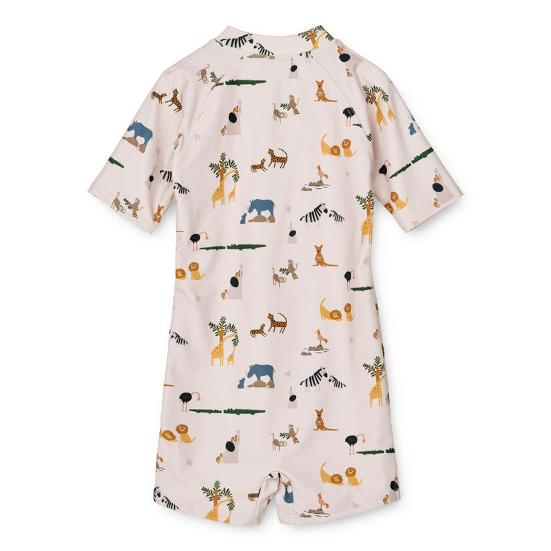 Liewood Max Schwimm-Jumpsuit - All together / Sandy - Badeanzug