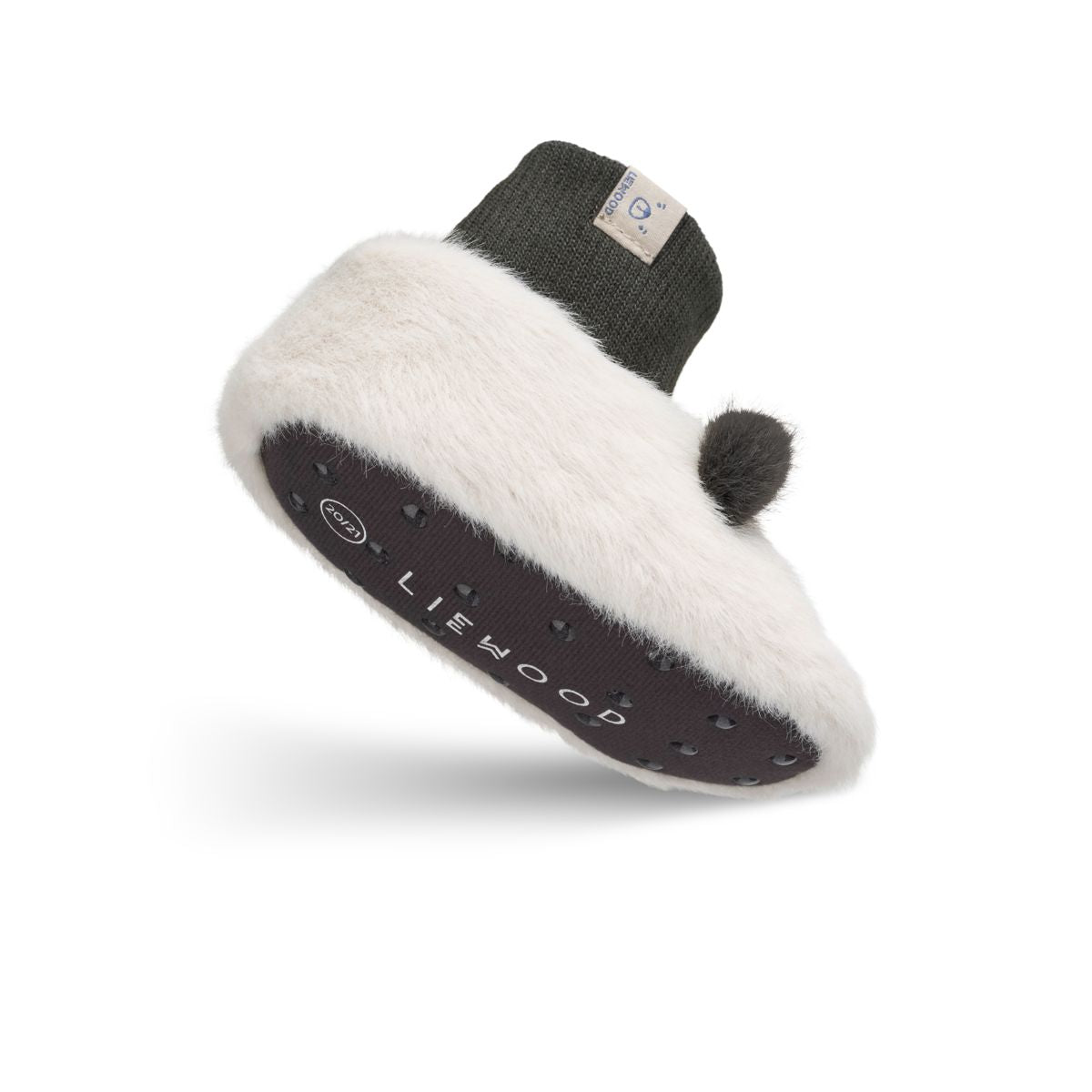 BETH Panda Hausschuhe - Sandy / Dark grey