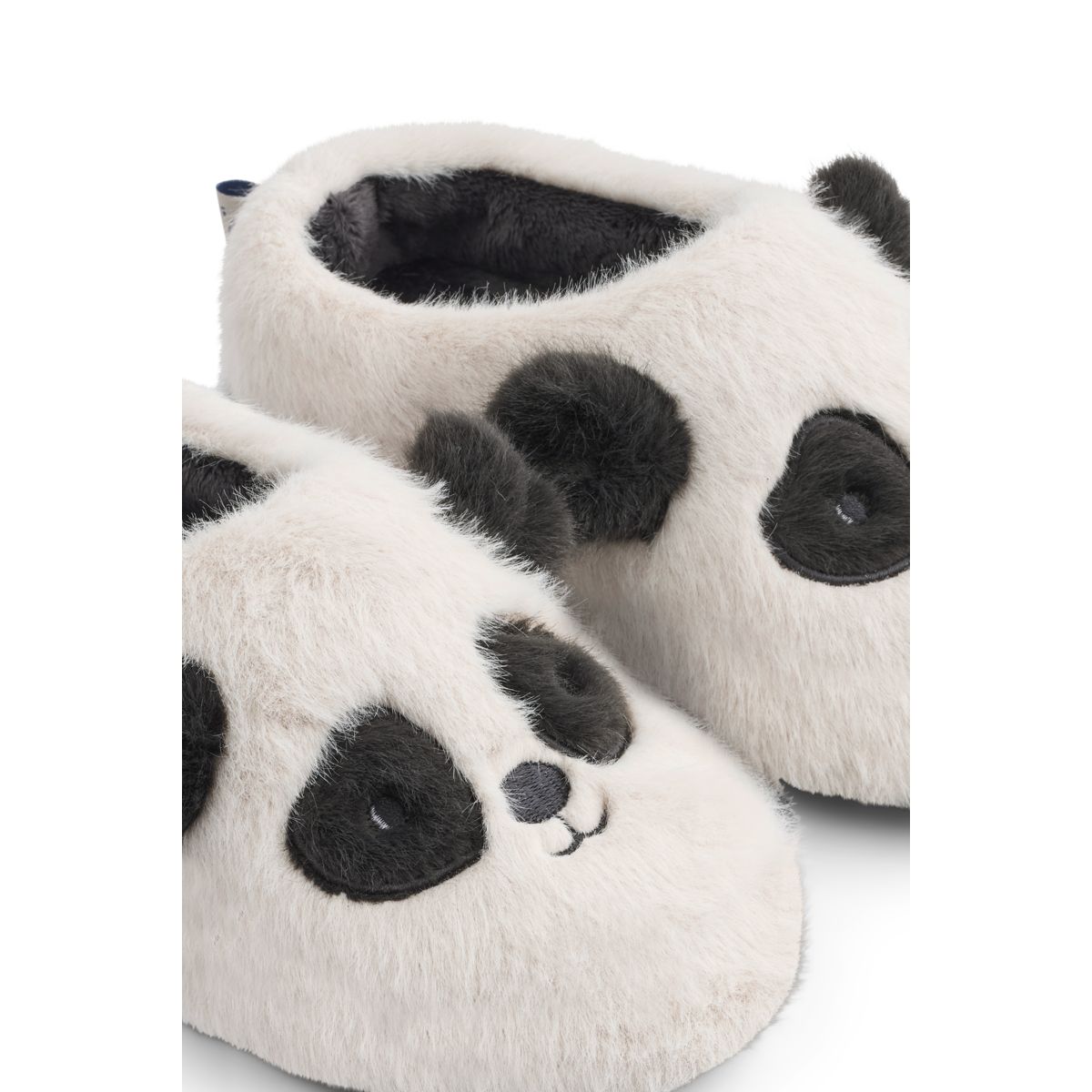 Liewood AVIAJA Panda Hausschuhe - Sandy / Dark grey - Hausschuh