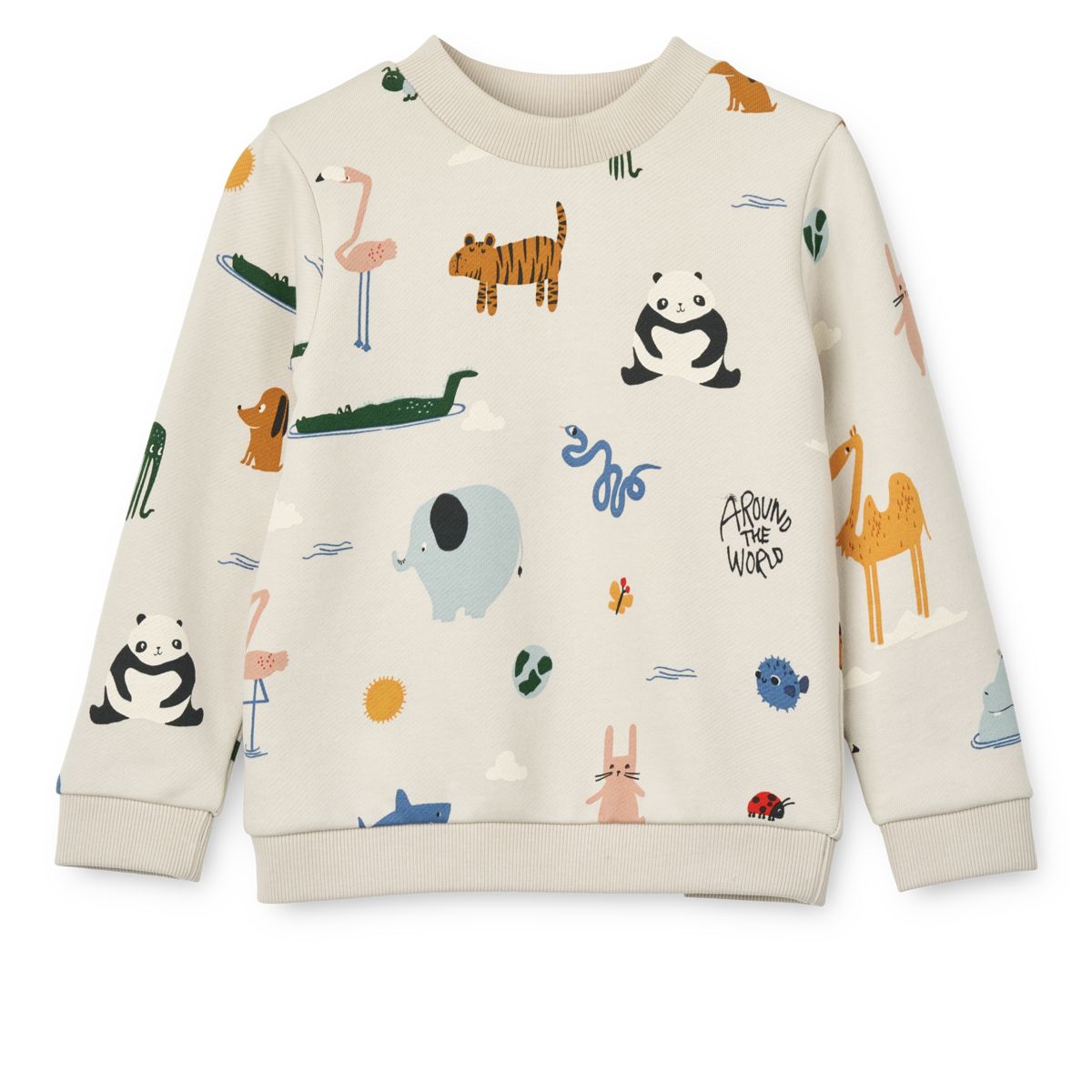 Liewood THORA bedrucktes Sweatshirt - Around the world / Sandy - Sweatshirts
