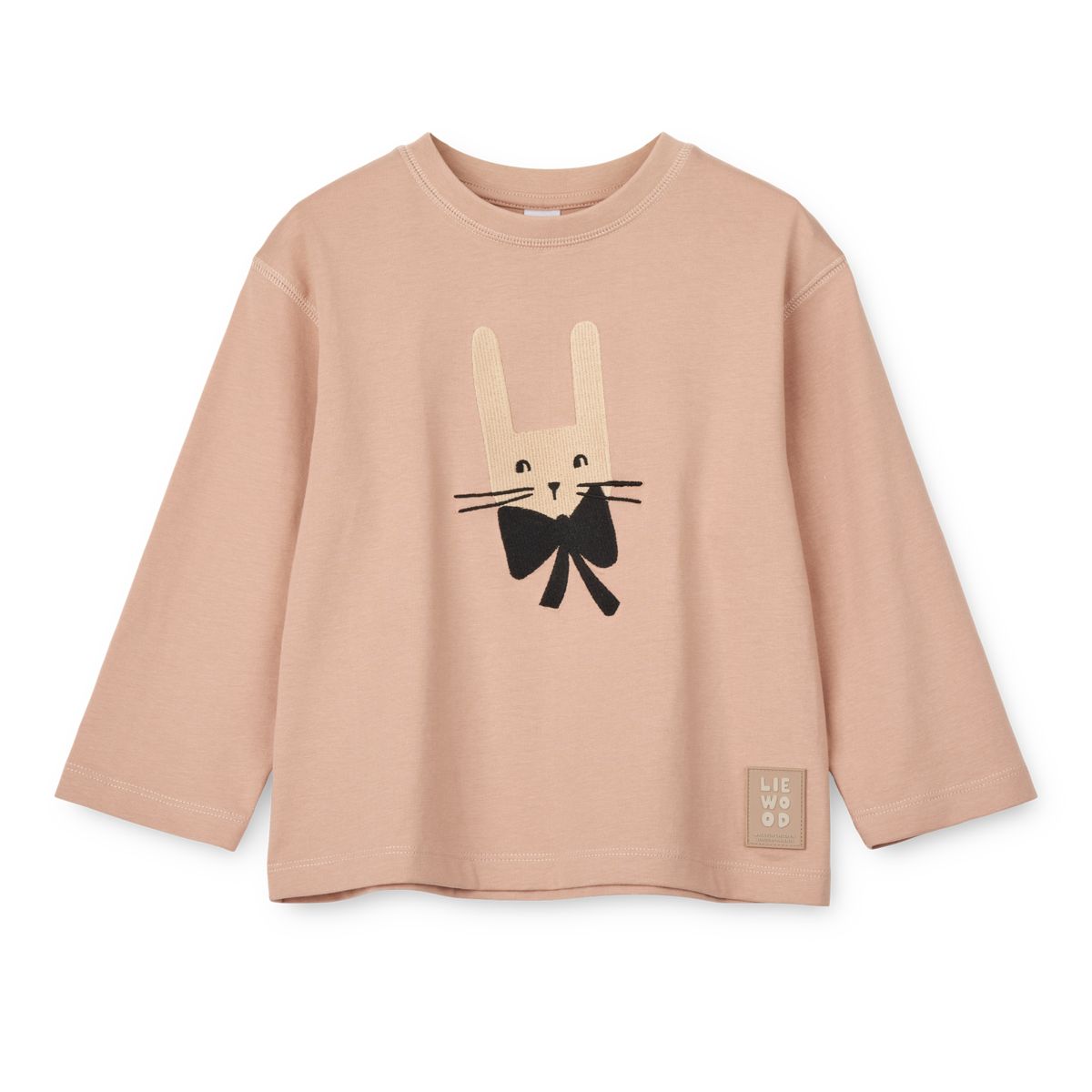 Liewood APIA Langarm T-Shirt - Rabbit / Pale tuscany - T-shirt