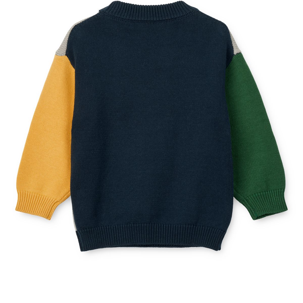 ORLANE Strickpullover mit Stickerei - Panda / Mist / Classic navy multi mix