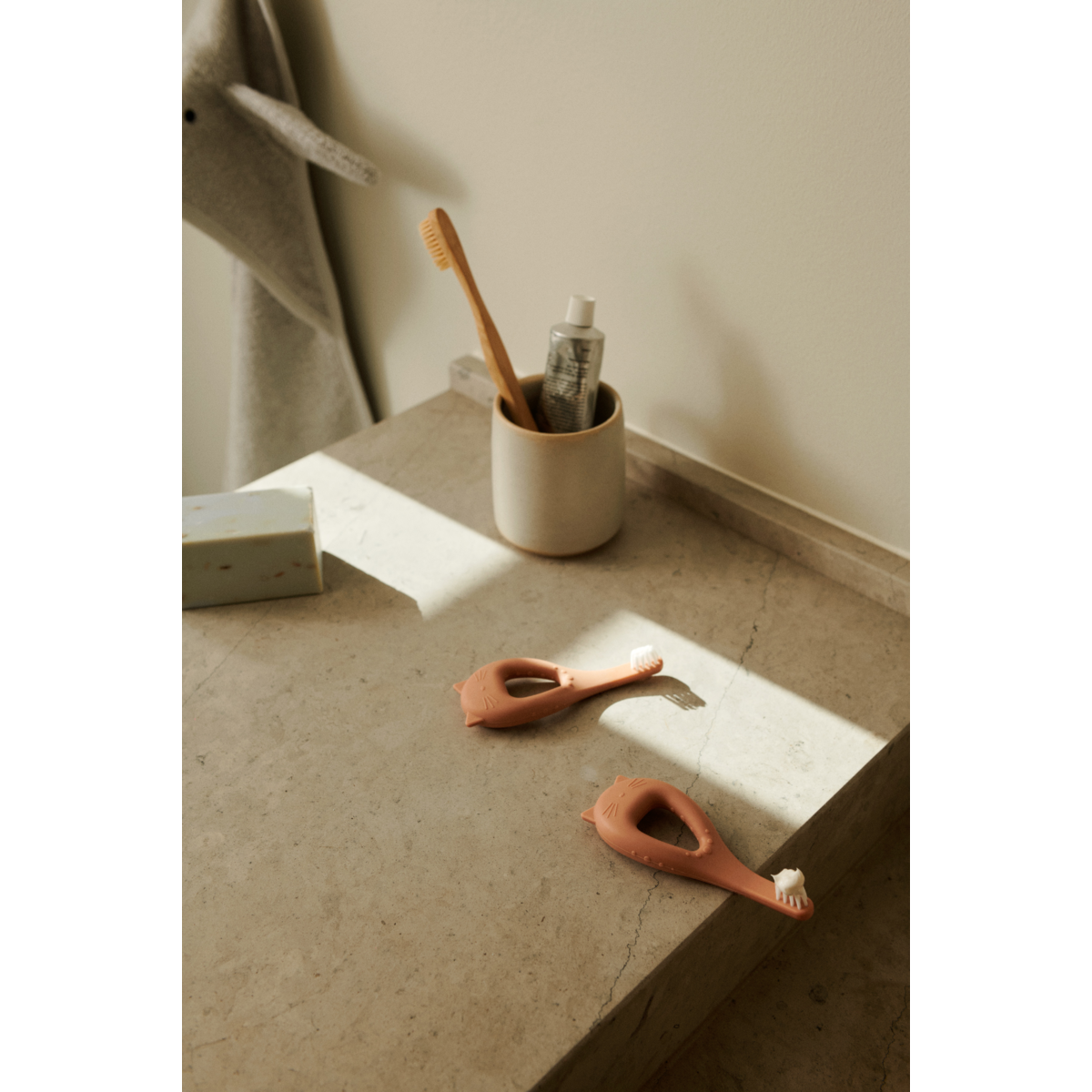 Liewood Janelle Zahnbürste 2er-Pack - Tuscany rose - Bad & Hygiene