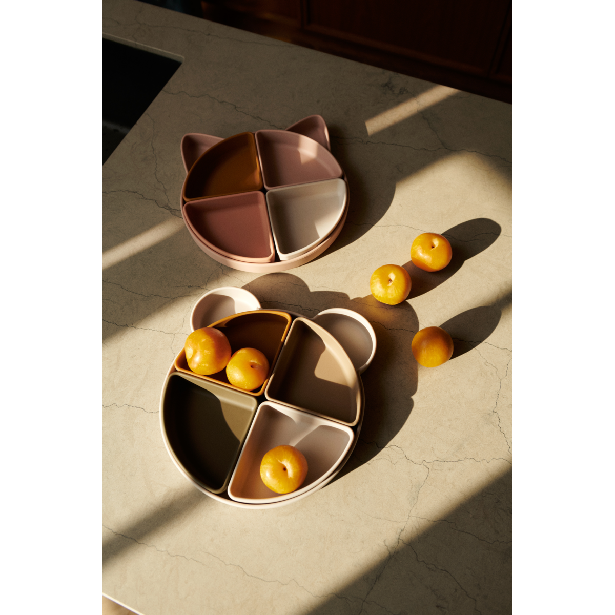 Liewood Arne unterteilter Teller - Cat rose multi mix - Teller