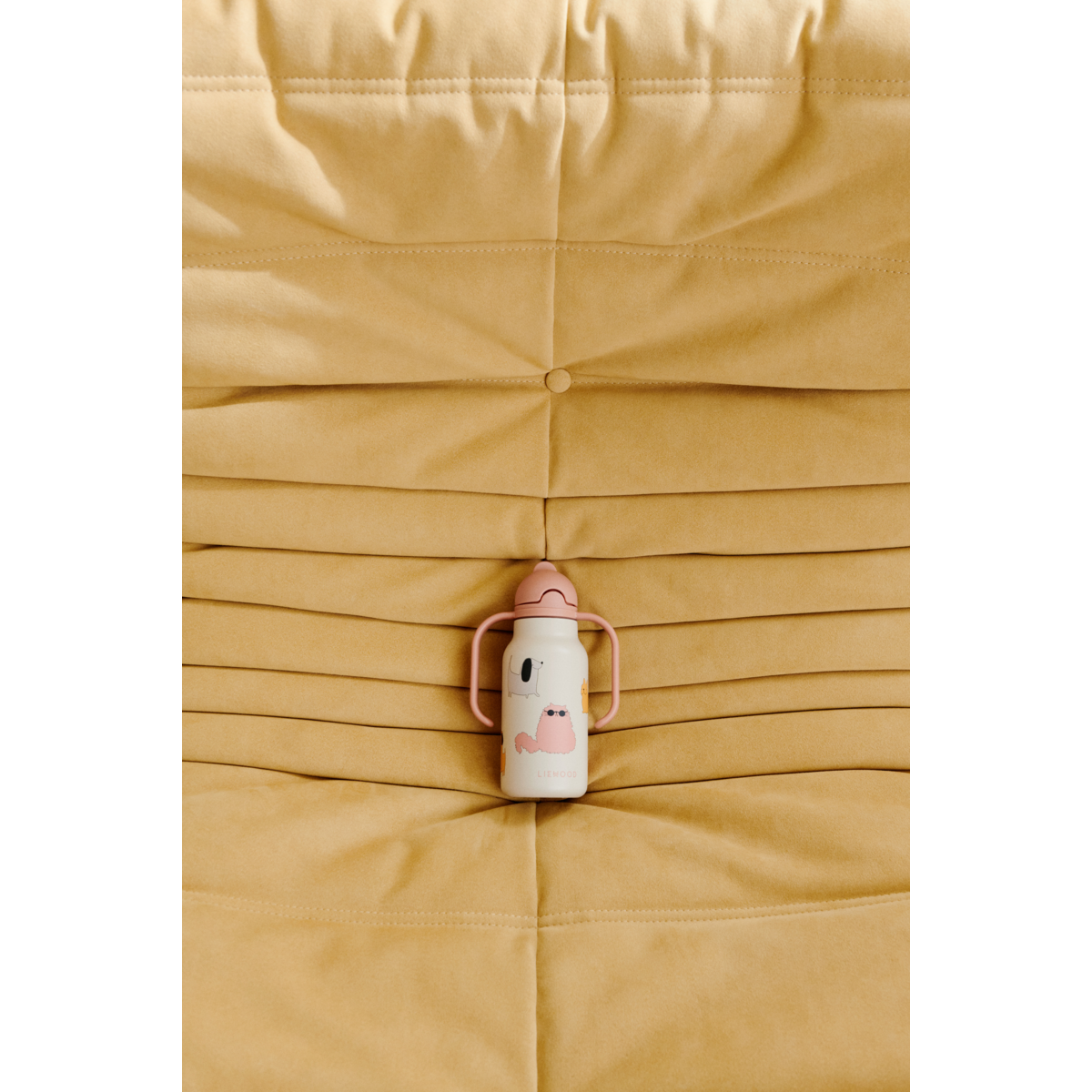 Liewood KIMMIE Bedruckte Flasche 250 ml - Cats and Dogs / Sandy - Wasserflasche