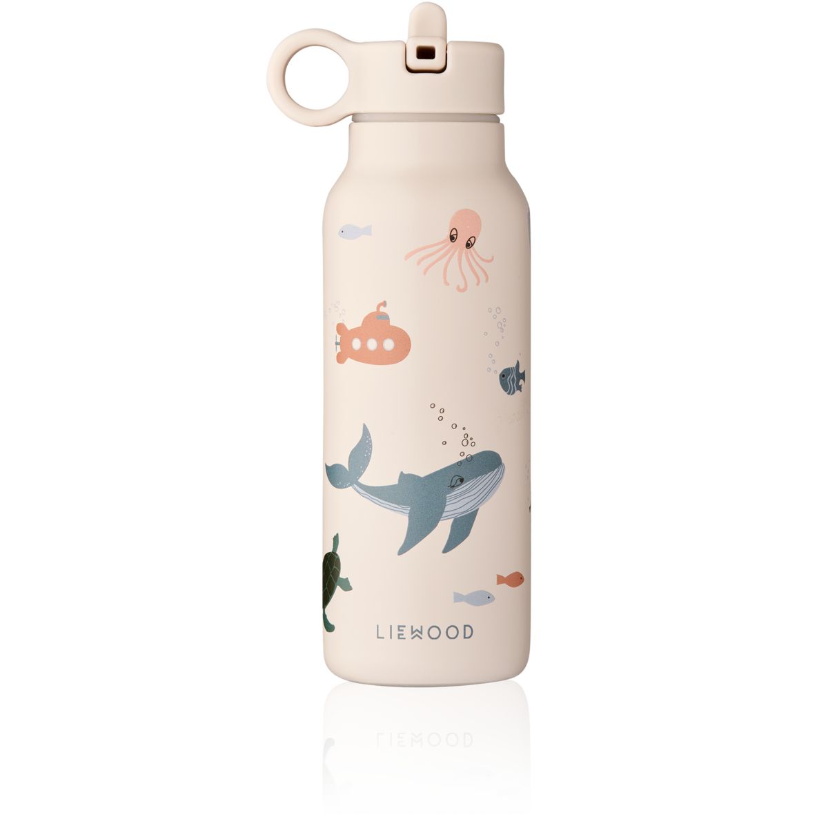 Liewood Falk Wasserflasche 350 ml - Sea creature / Sandy - Wasserflasche