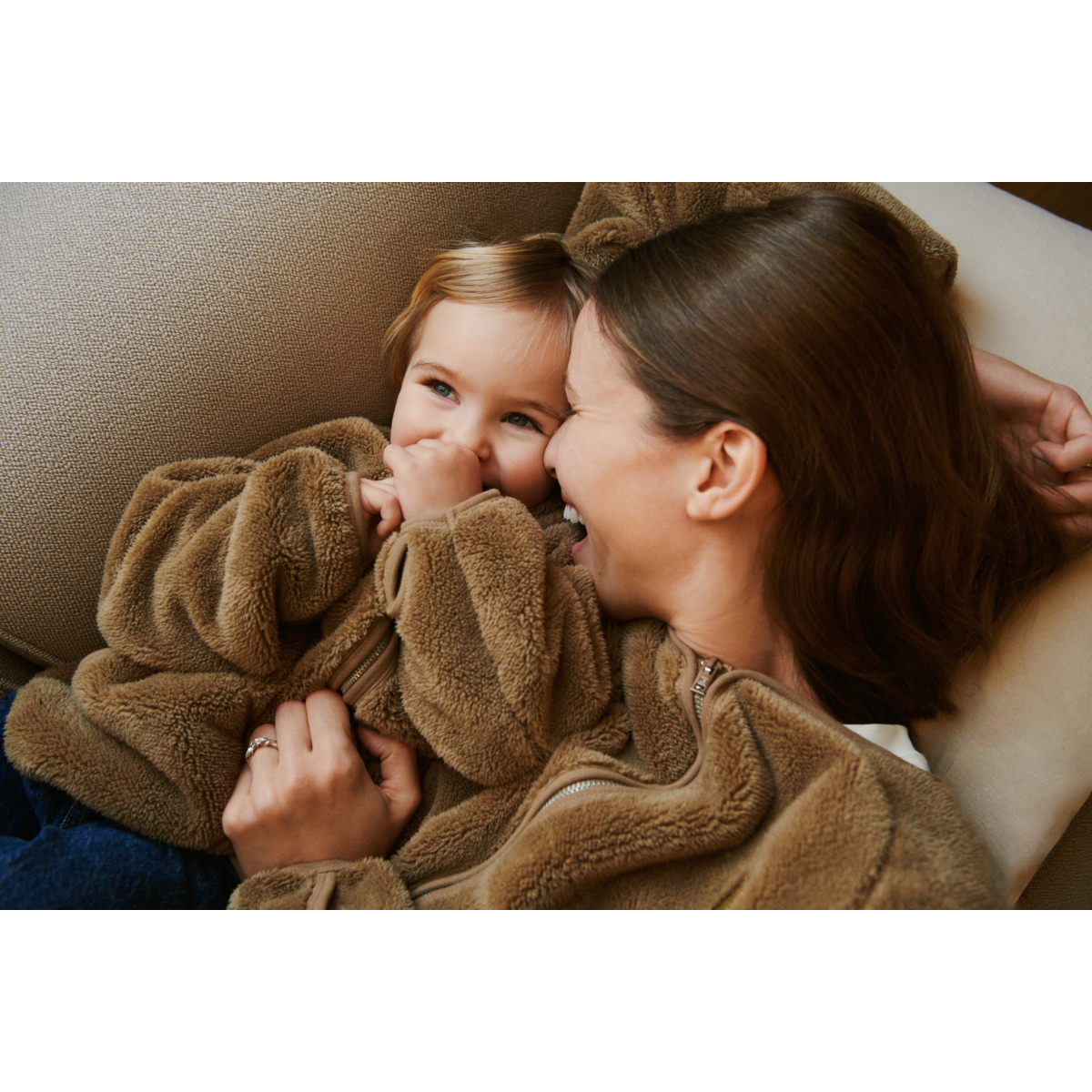 CALINA Fleecejacke für Erwachsene - Oat