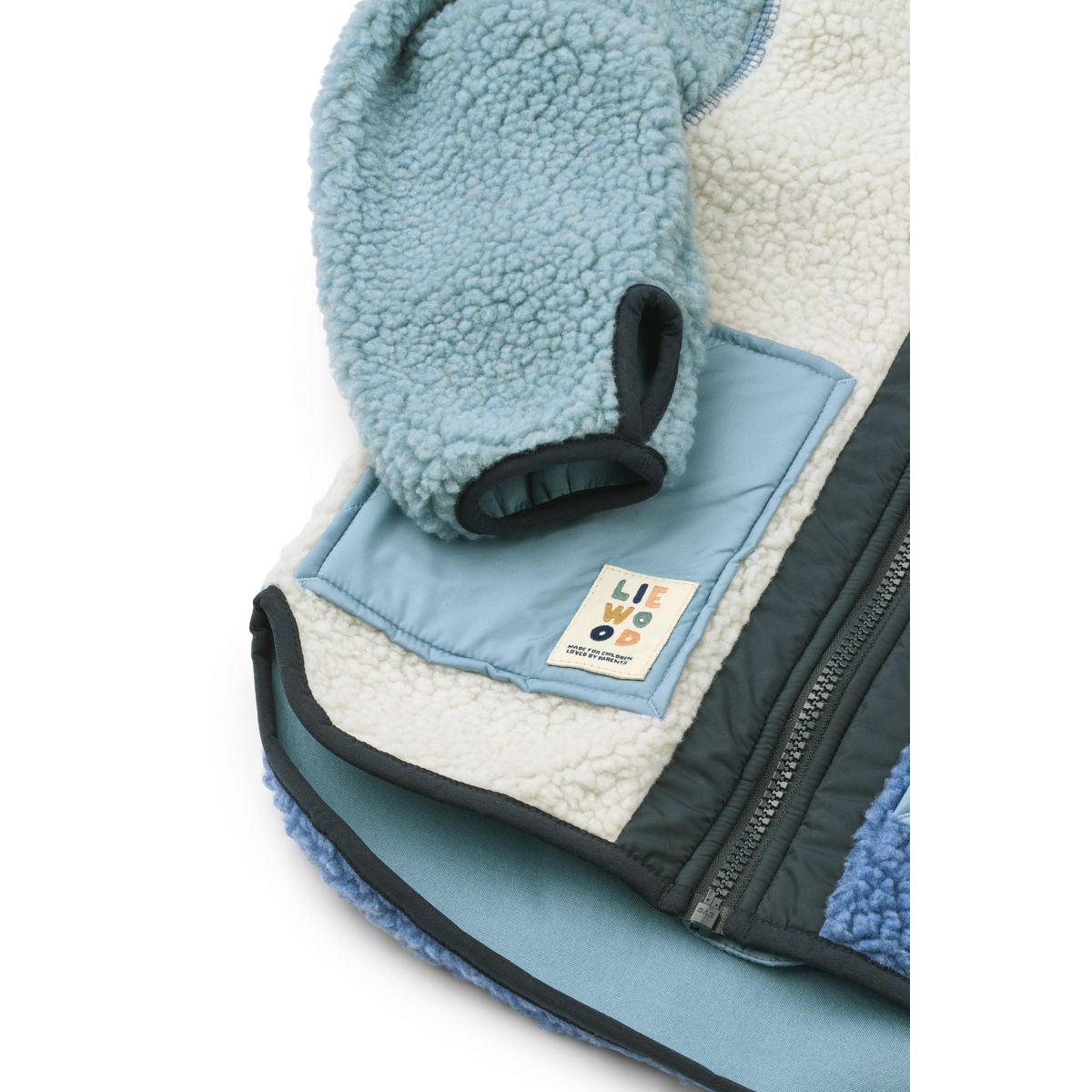 Liewood Noam Pile Jacket - Riverside multi mix - JACKET