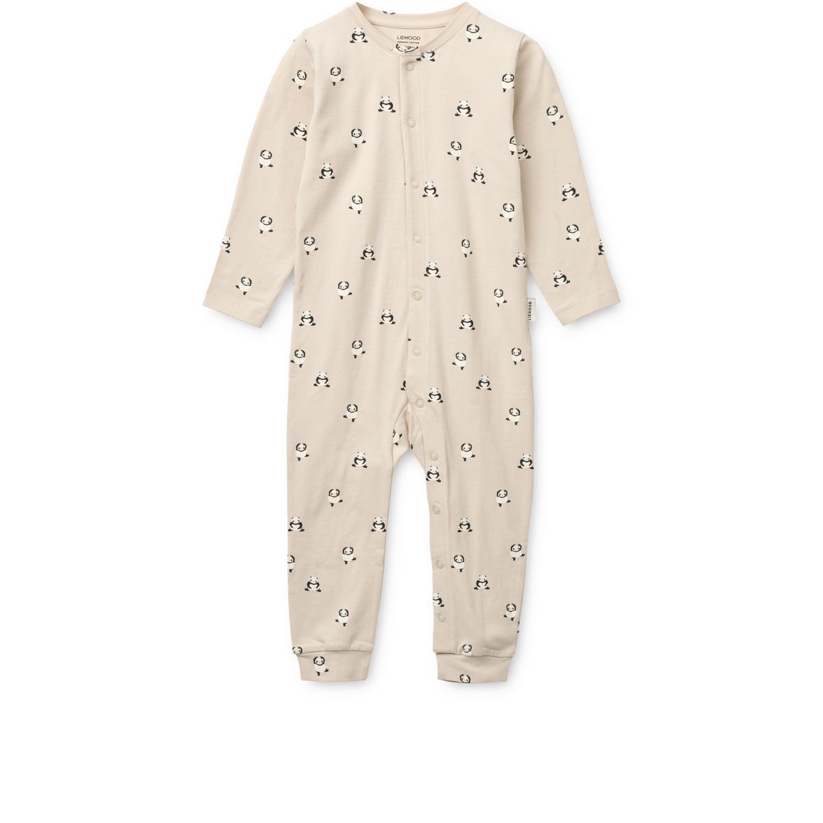 Liewood BIRK Bedruckter Pyjama-Einteiler - Mini panda / Sandy - Pyjama-Jumpsuit