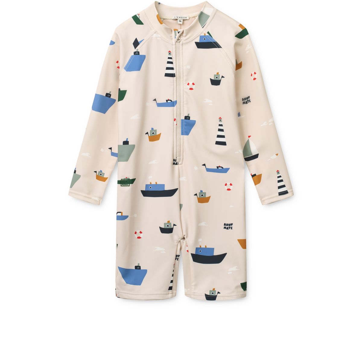 Liewood MAX langärmliger Bade-Einteiler - Sailing / Sandy - Badeanzug