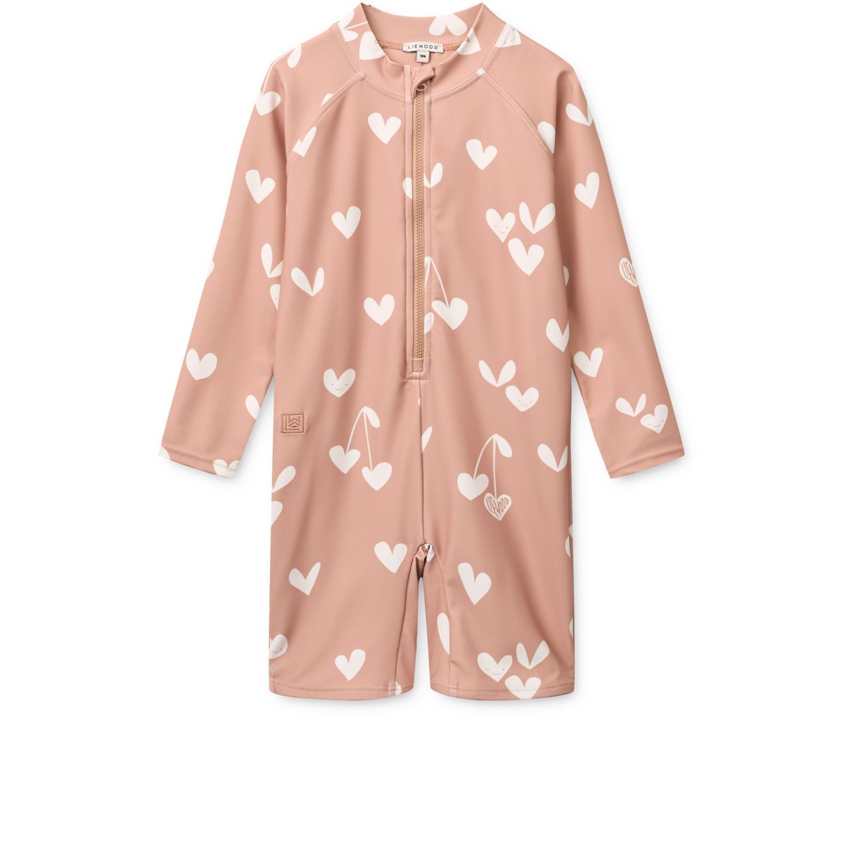 Liewood MAX langärmliger Bade-Einteiler - Sweethearts / Pale tuscany - Badeanzug