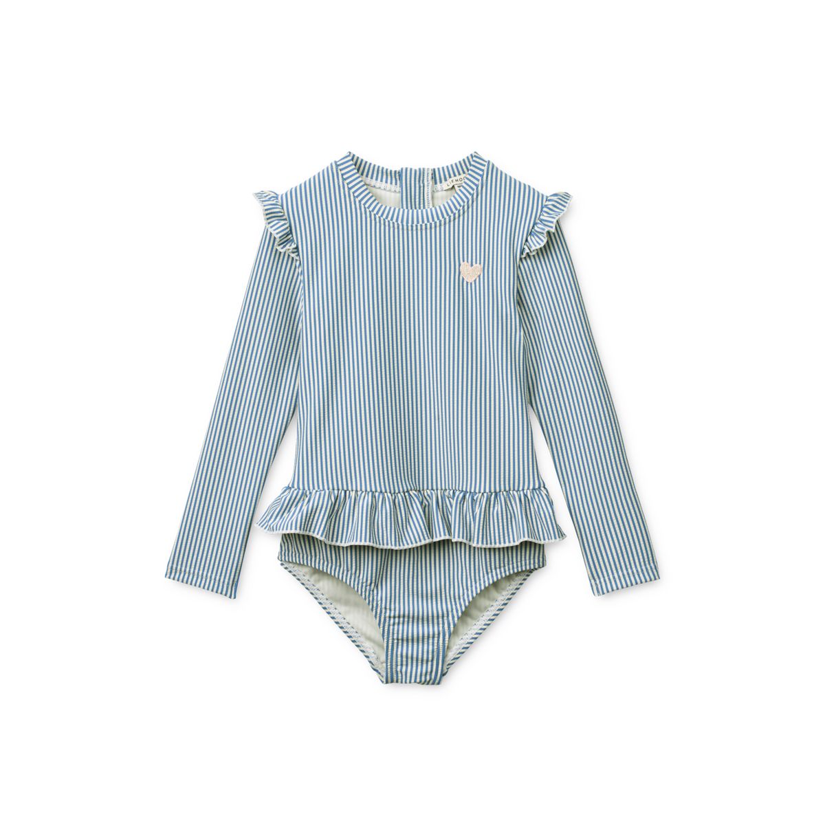 Sille Baby-Badeanzug aus Seersucker in Jumpsuit-Passform - Riverside / Creme de la creme