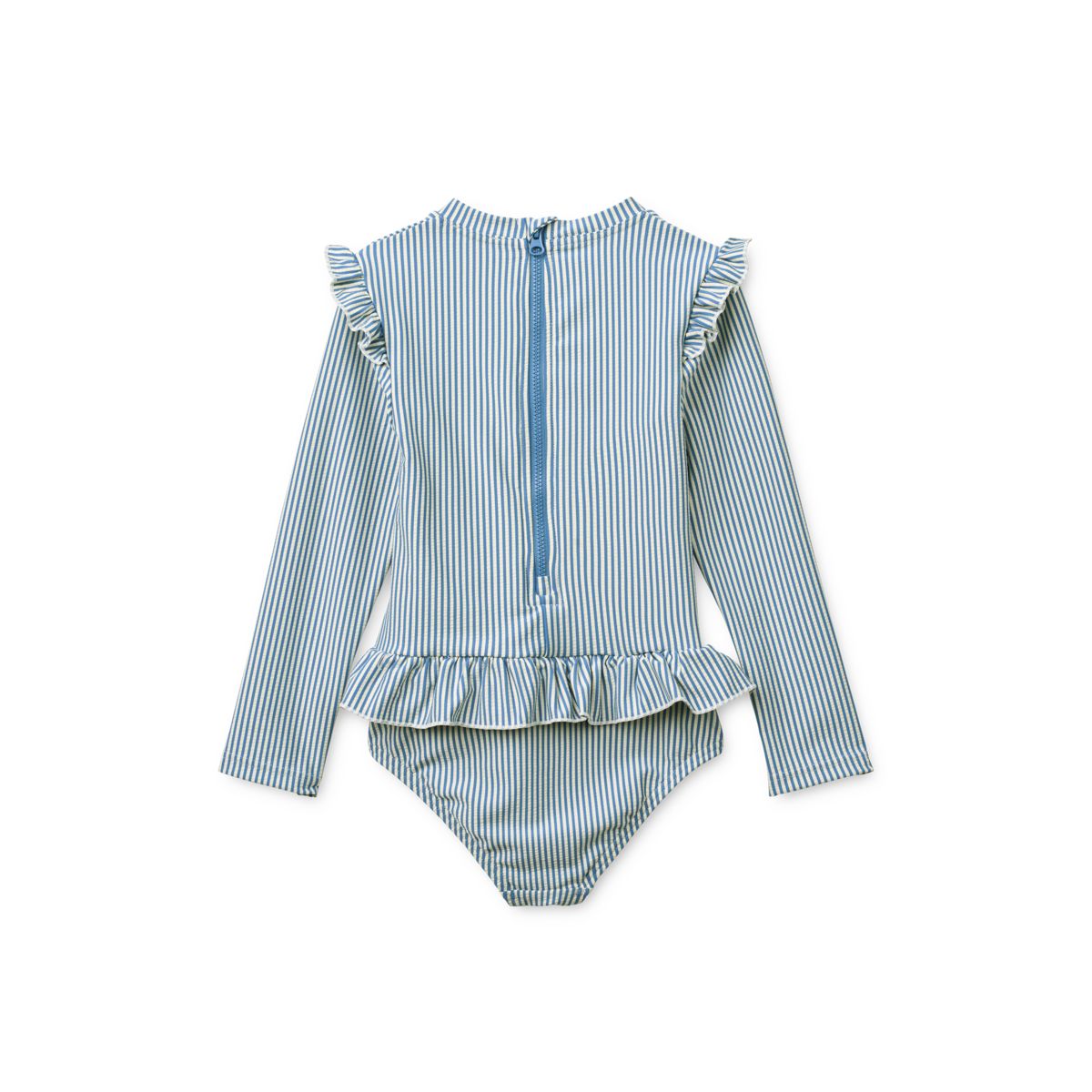 Sille Baby-Badeanzug aus Seersucker in Jumpsuit-Passform - Riverside / Creme de la creme