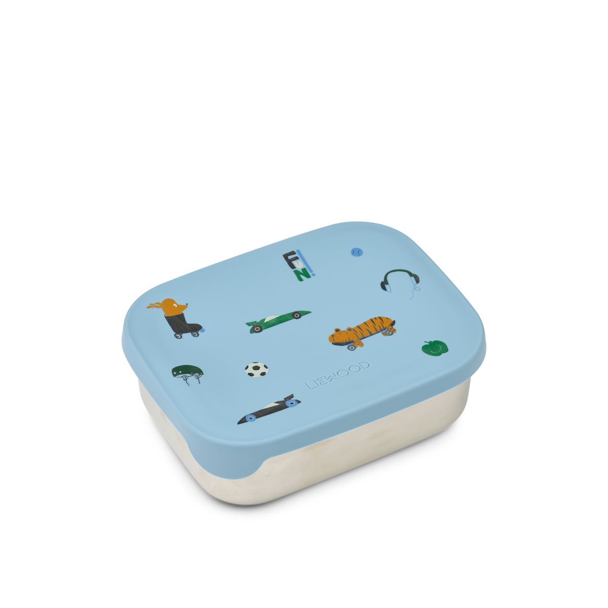Liewood ARTHUR Lunchbox - Fun / Beach blue - Brotdose