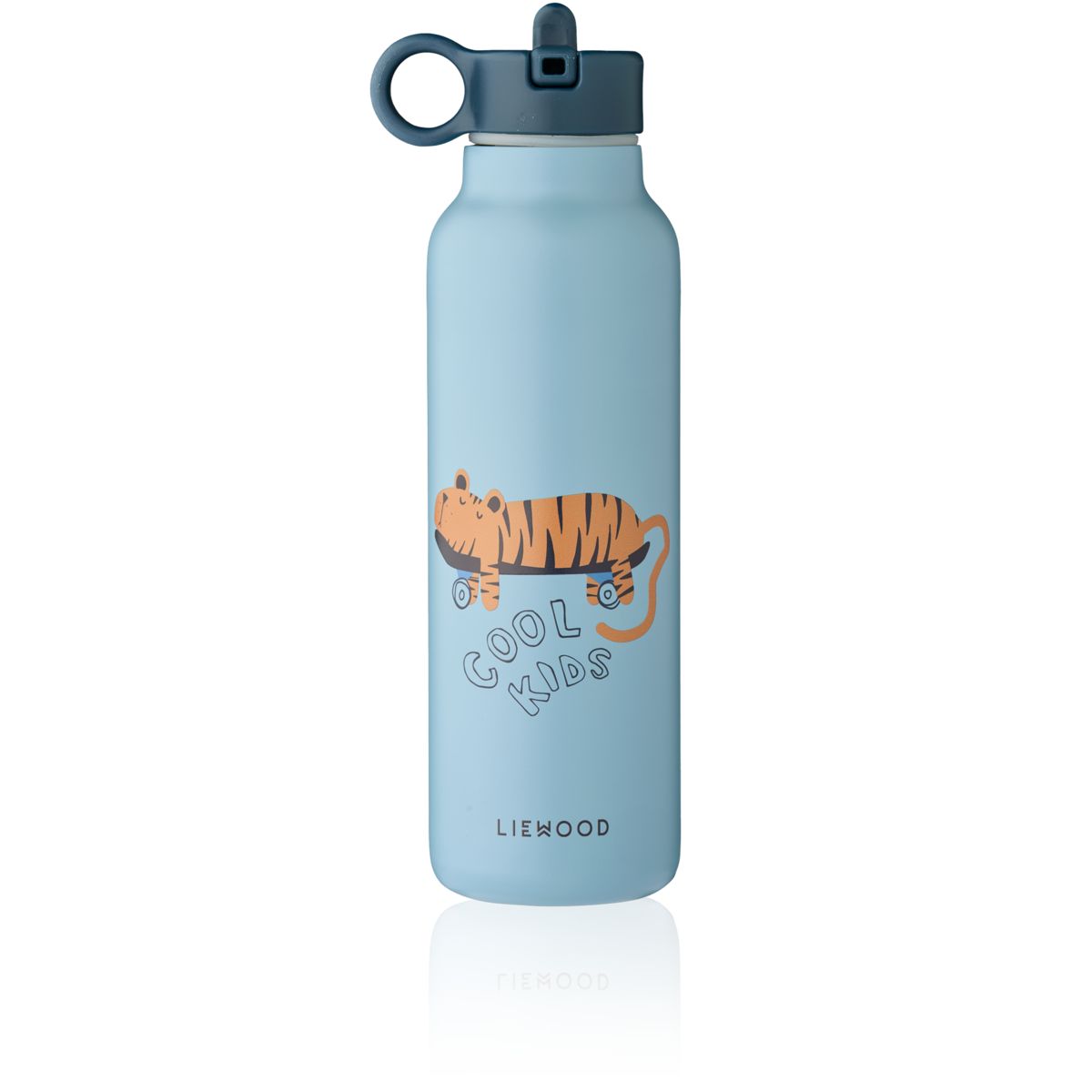 Liewood Falk Wasserflasche 500 ml - Tiger / Beach blue - Wasserflasche