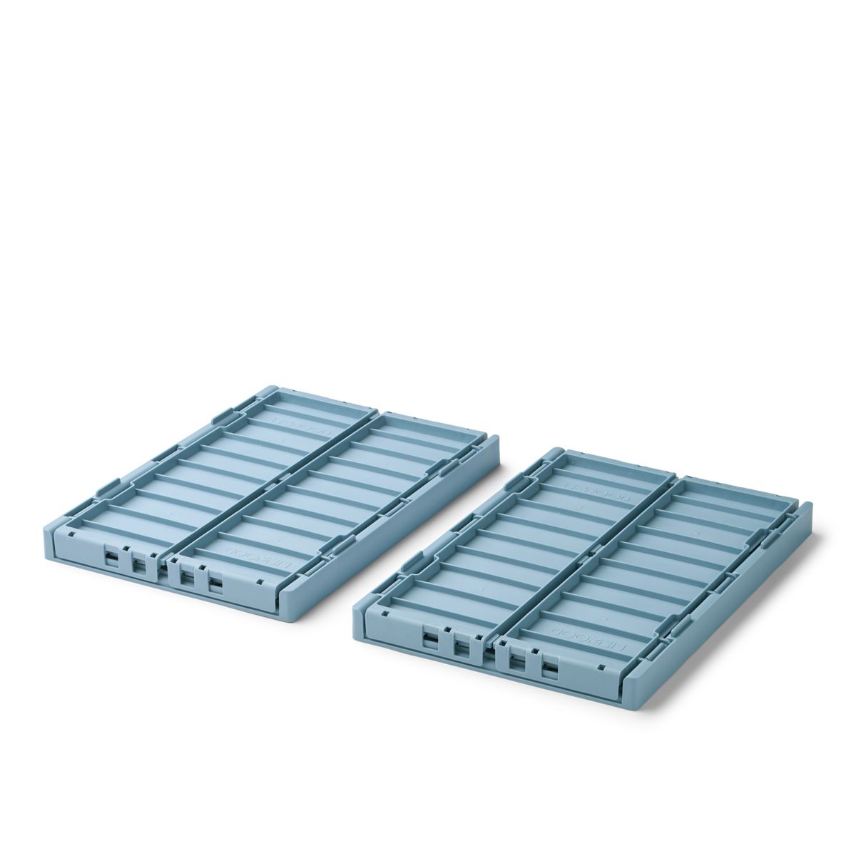 Liewood WESTON Medium Storage Box 2-Pack - Beach blue - STORAGE BOX