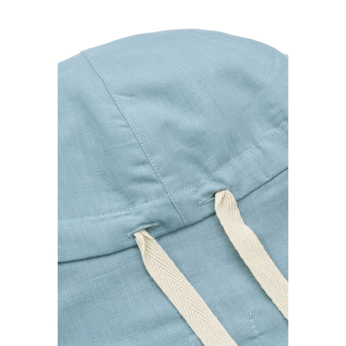 Liewood Gorm Linen Sun Hat - Beach blue - HATS/CAP