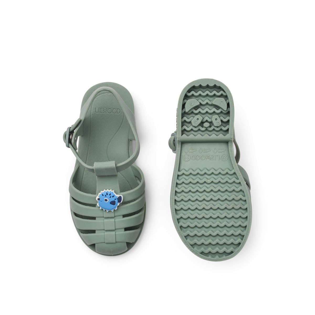 Liewood BRE Sandalen mit Charms - Puffer / peppermint - Strandsandalen