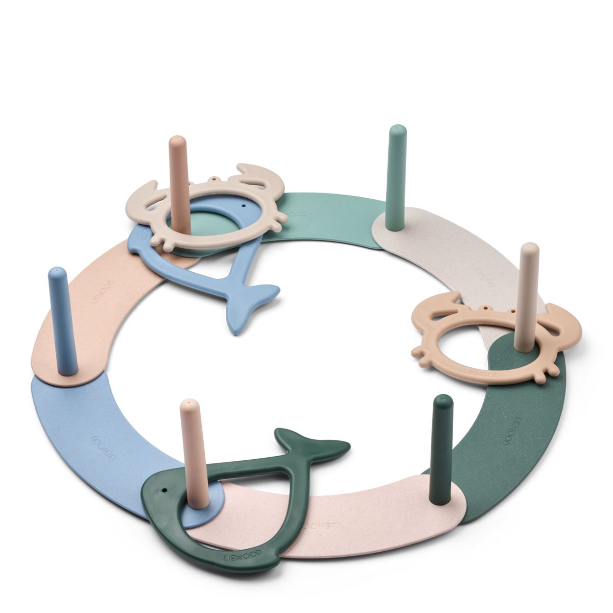 Liewood Noova Ring Toss Game - Peppermint multi mix - GARDEN GAME