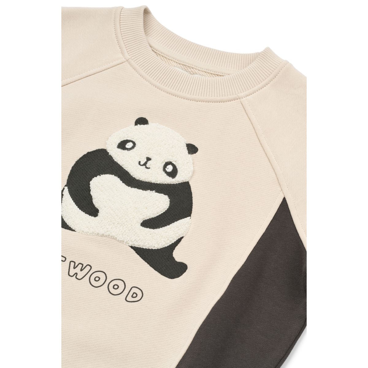 Liewood AUDE Sweatshirt mit Aufdruck - Panda / Sandy / dark grey - Sweatshirts
