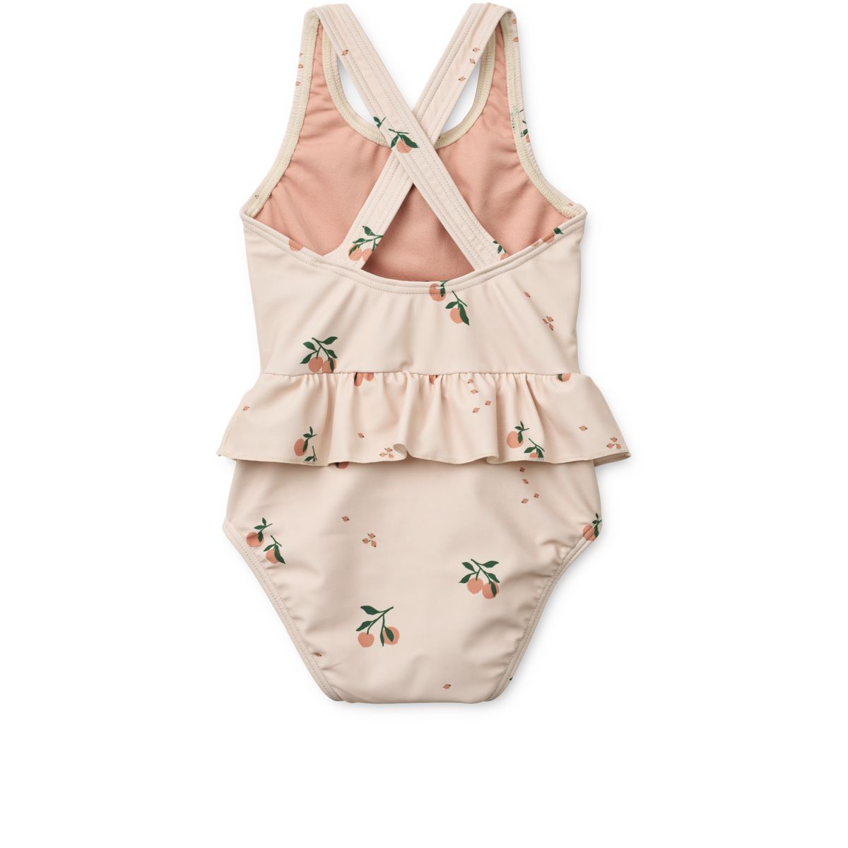 Liewood Amara Printed Swimsuit - Peach / Sea shell - SWIMSUIT