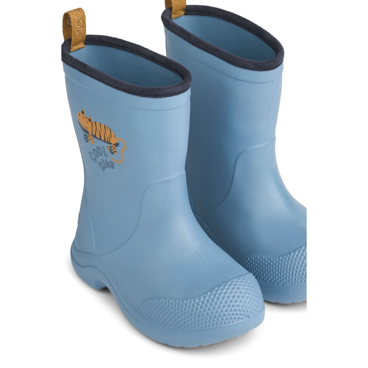 Liewood ASTON Regenstiefel - Tiger / Beach blue - RAIN BOOTS