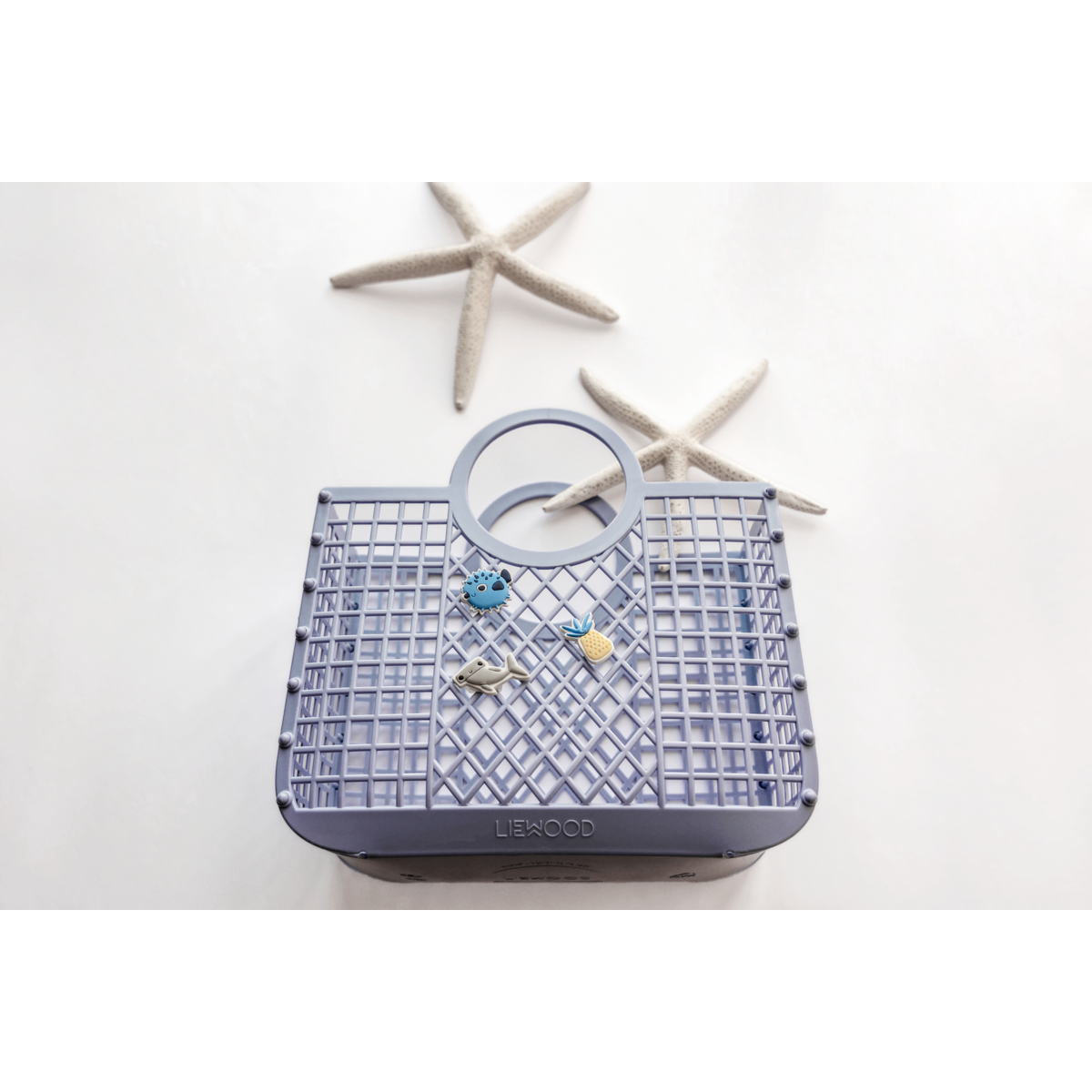 Liewood Samantha Korb mit Anhängern - Dusty lavender - KORB-TASCHE