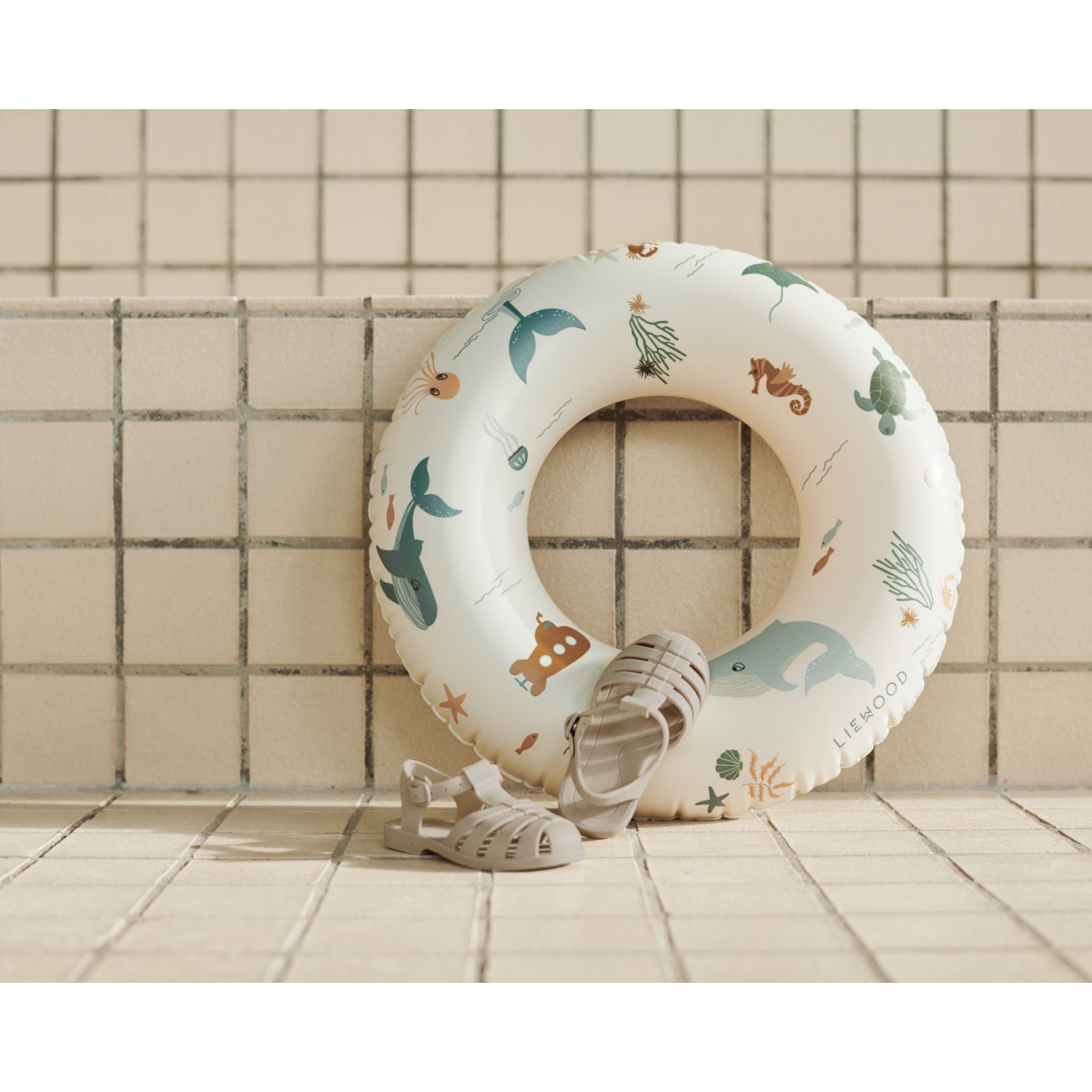 Baloo Schwimmring Klein - Sea creature / Sandy