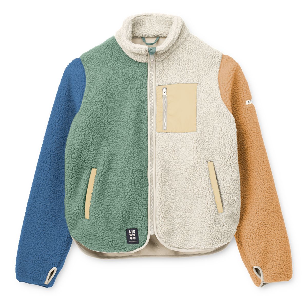 Liewood Nelson Pile Jacket For Adults - Peppermint multi mix - JACKET