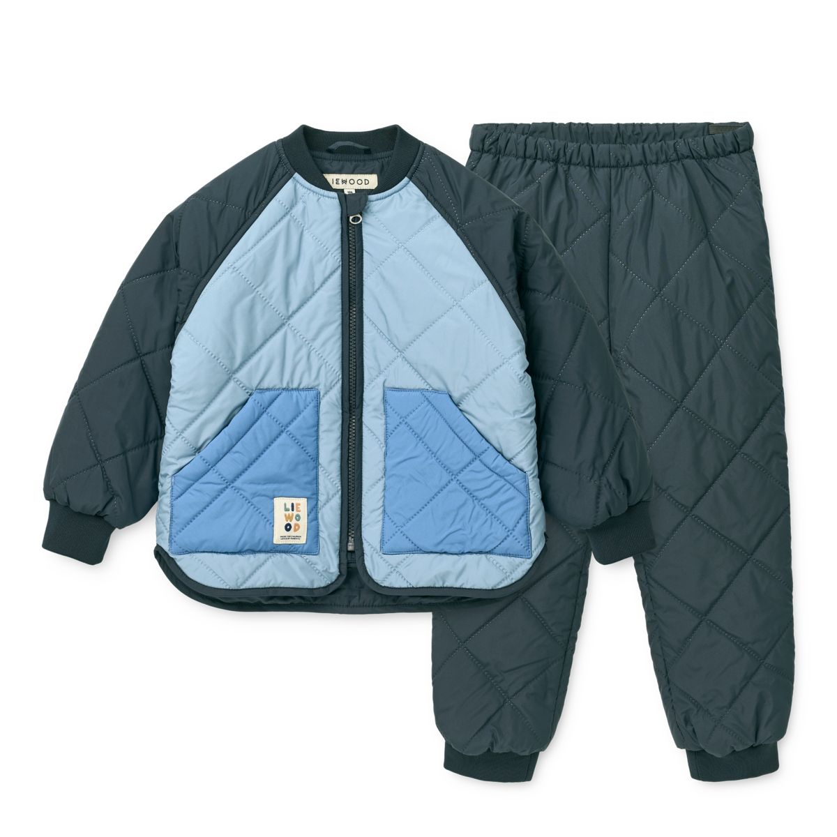Liewood Zella Thermal Set - Beach blue / Classic navy / mix - SET