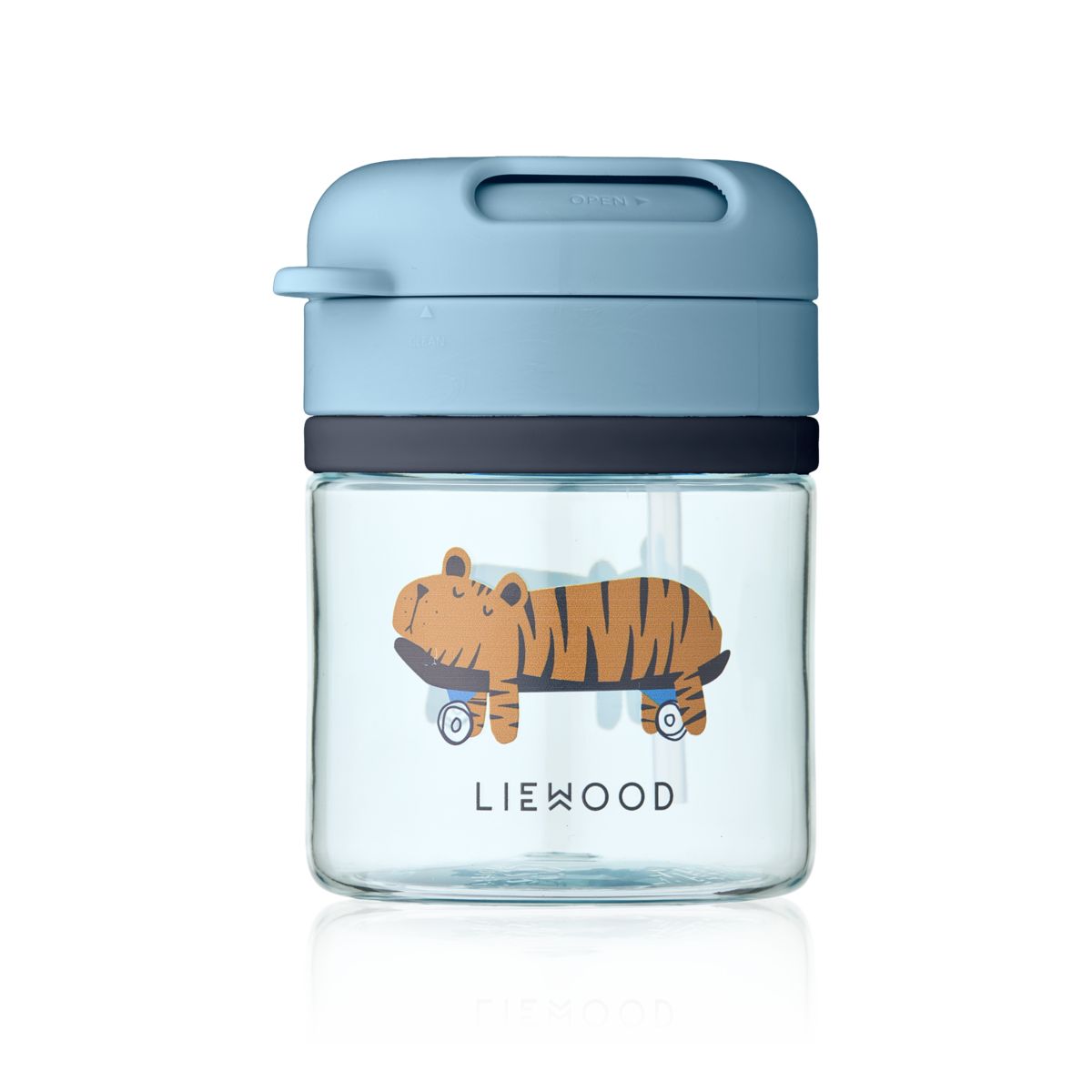 Liewood PAVIA Tritan-Becher mit Strohhalm - Fun / Beach blue - Becher