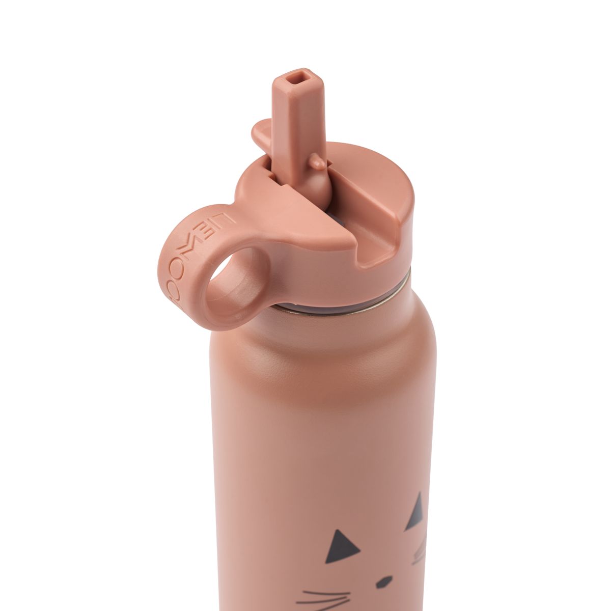 Liewood Falk Wasserflasche 350 ml - Cat dark rose - Wasserflasche