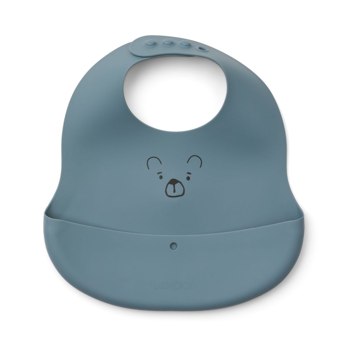 Liewood EMBER Bedruckte Lätzchen, 2er-Pack - Mr Bear dove blue / whale blue - Lätzchen