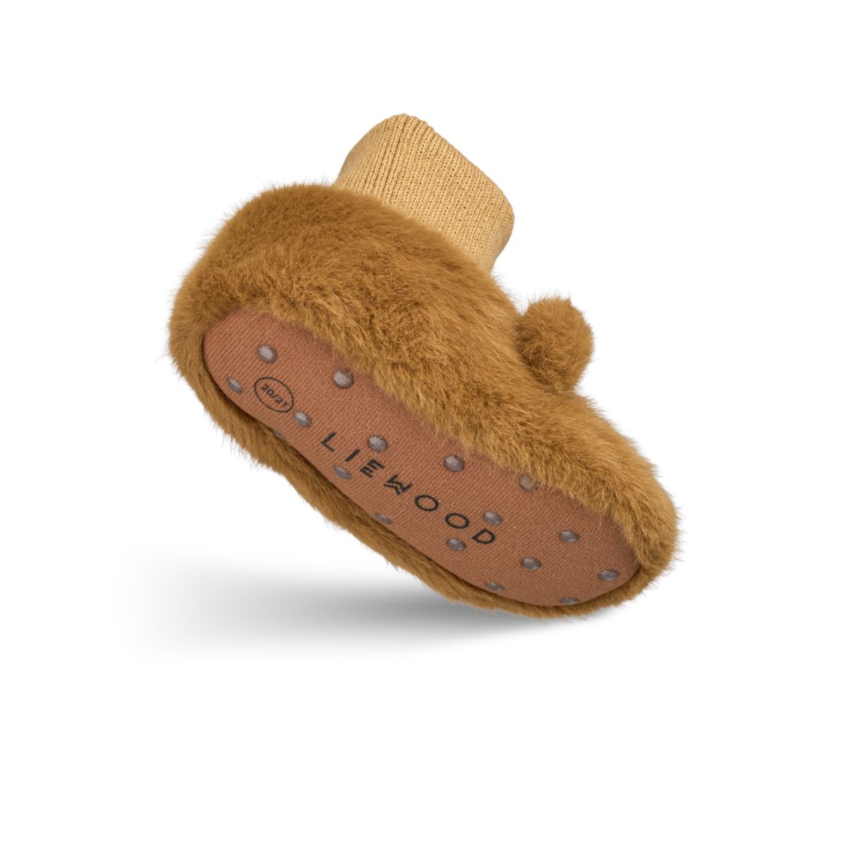 Liewood BETH Bär-Hausschuhe - Golden caramel - Hausschuh