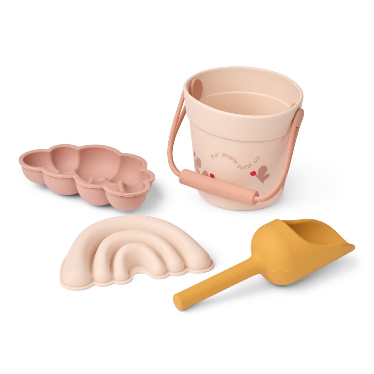 Liewood Kit Mini Butterfly Beach Set - Butterfly / Apple blossom - SAND TOYS