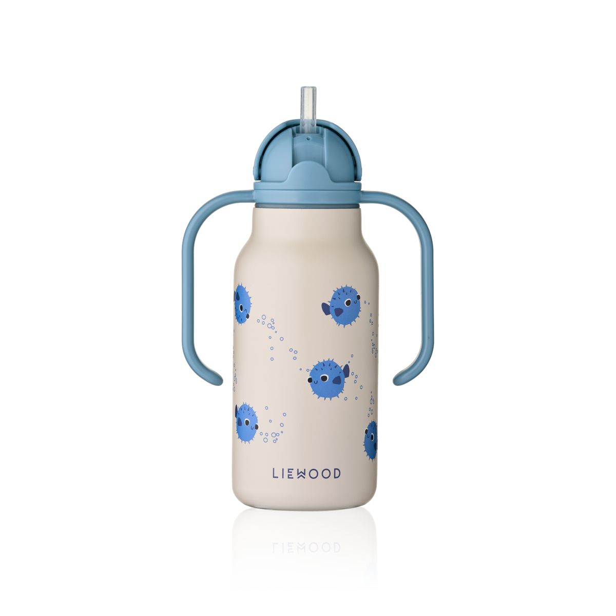 Liewood KIMMIE Bedruckte Flasche 250 ml - Pufferfish / Sandy - Wasserflasche