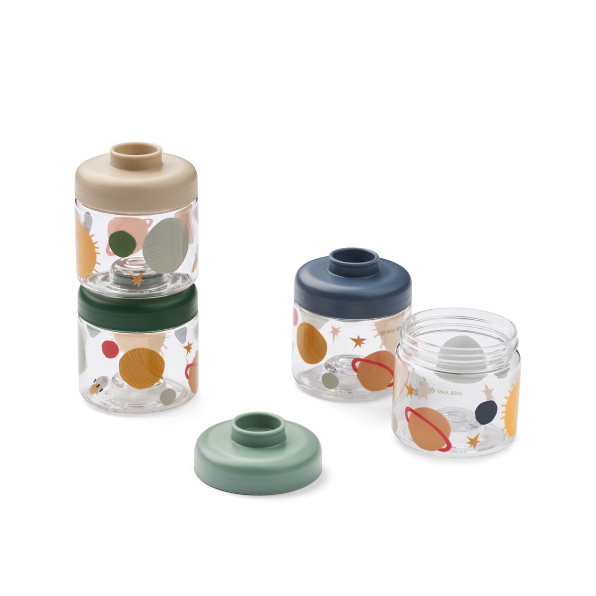 Liewood DOMINIQUE Babynahrungsboxen - Universe / Classic navy - Snackbox