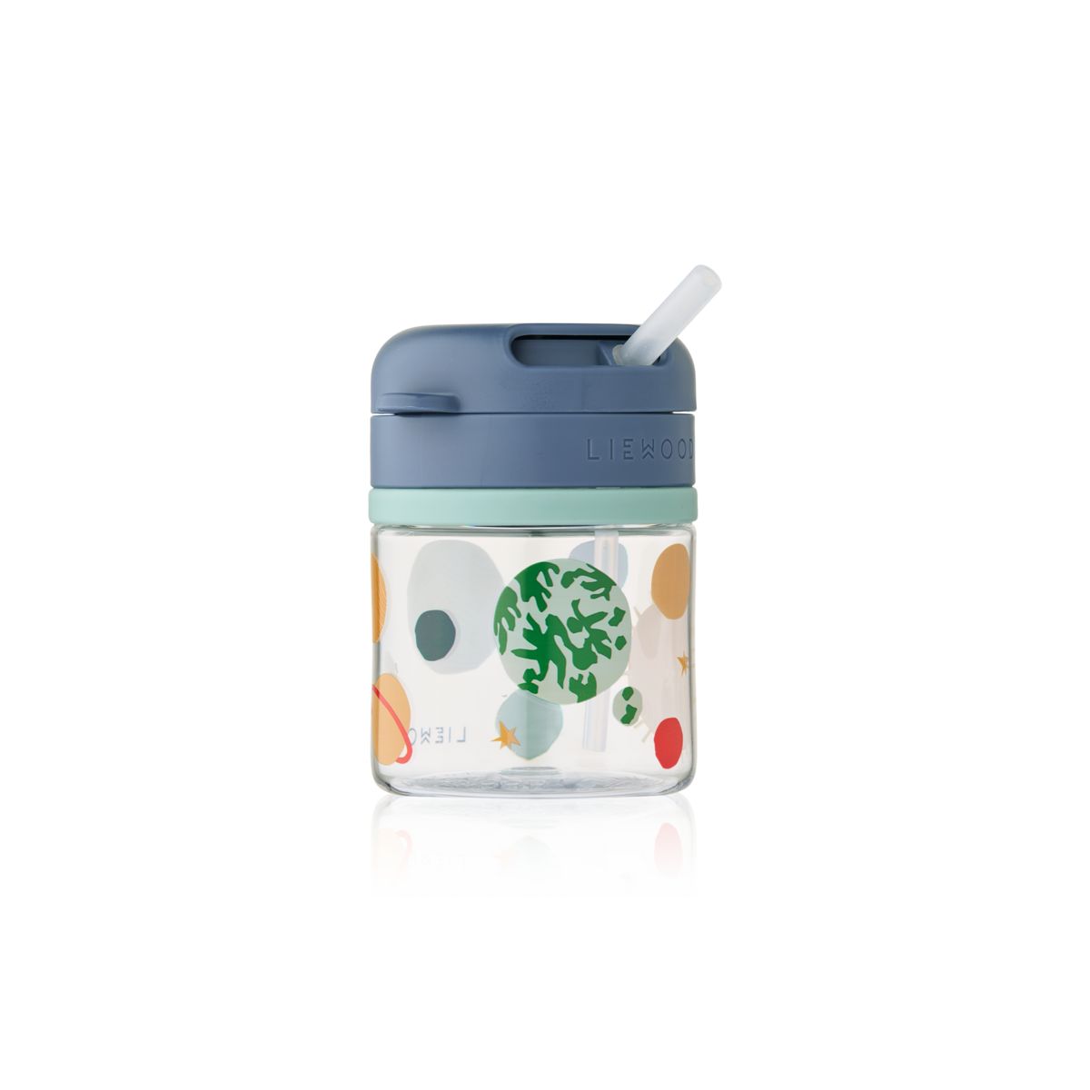 Liewood PAVIA Tritan-Becher mit Strohhalm - Universe / Classic navy - Becher