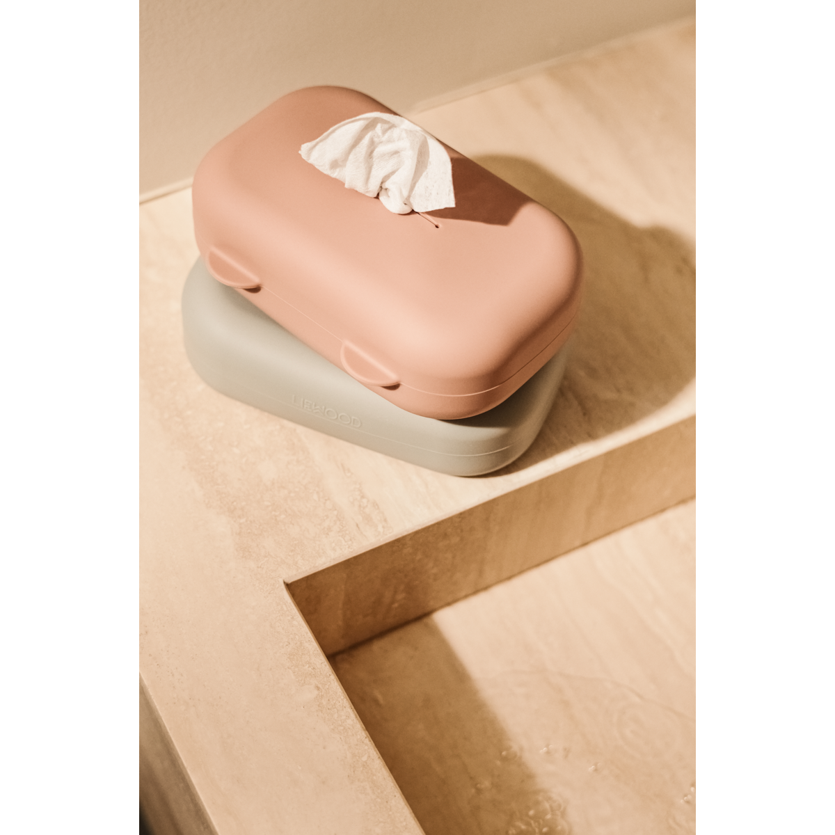 Liewood Emi Wet Wipes Behälter - Pale tuscany - Wet wipes Behälter