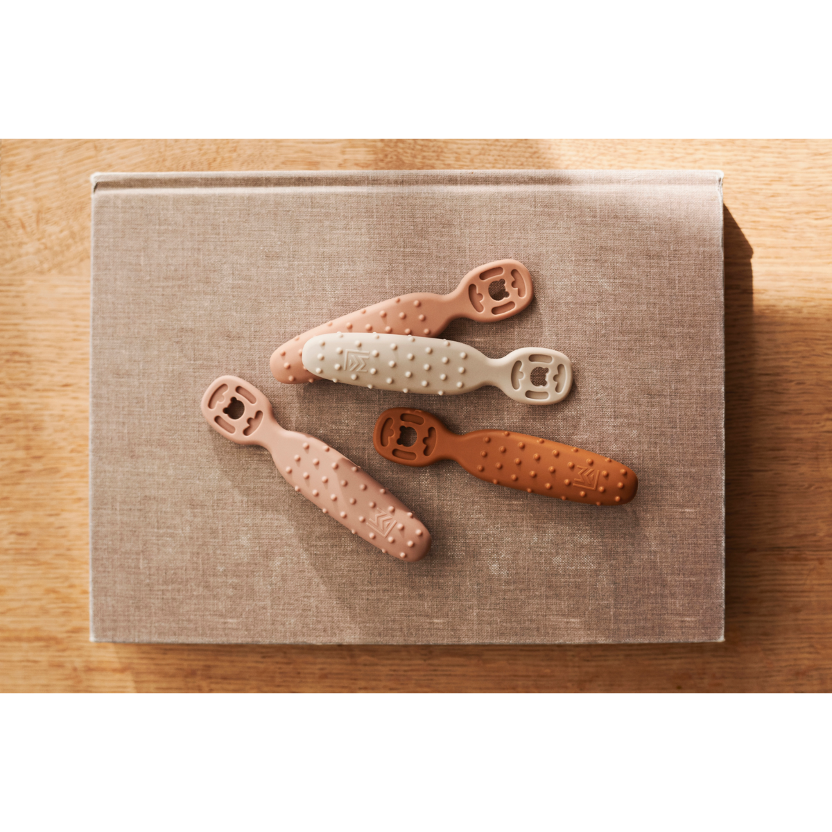 Liewood Caelia Baby Lernlöffel 4er-Pack - Pale tuscany multi mix - Besteck