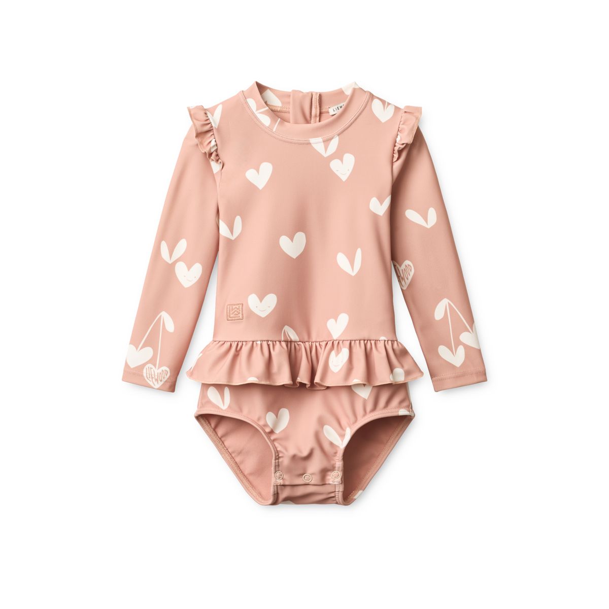 Liewood Sille Baby-Badeanzug mit Print - Sweethearts / Pale tuscany - Badeanzug