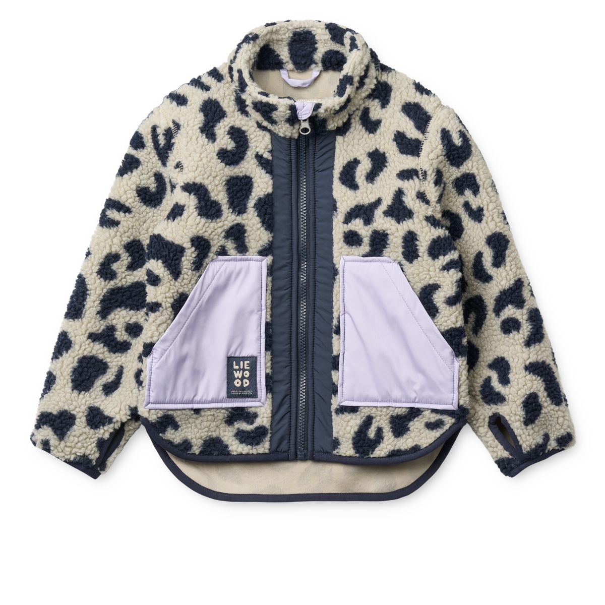 Liewood Noam Pile Jacket - Mega leo / Mist mix - JACKET